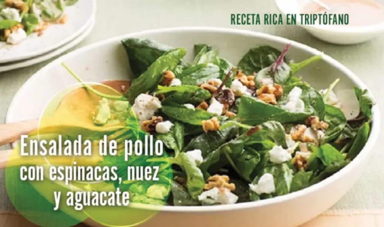 Receta rica en triptófano